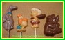 324sp Tiny Stones Pets Chocolate or Hard Candy Lollipop Mold